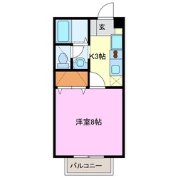 ヴィラ梅小路 Ｂの物件間取画像